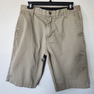 Volcom Mens Chino Shorts Size 31 Light Khaki  True To This